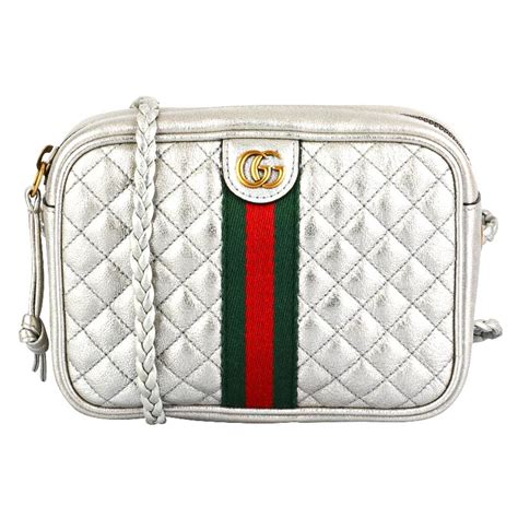 gucci silver crossbody bag.